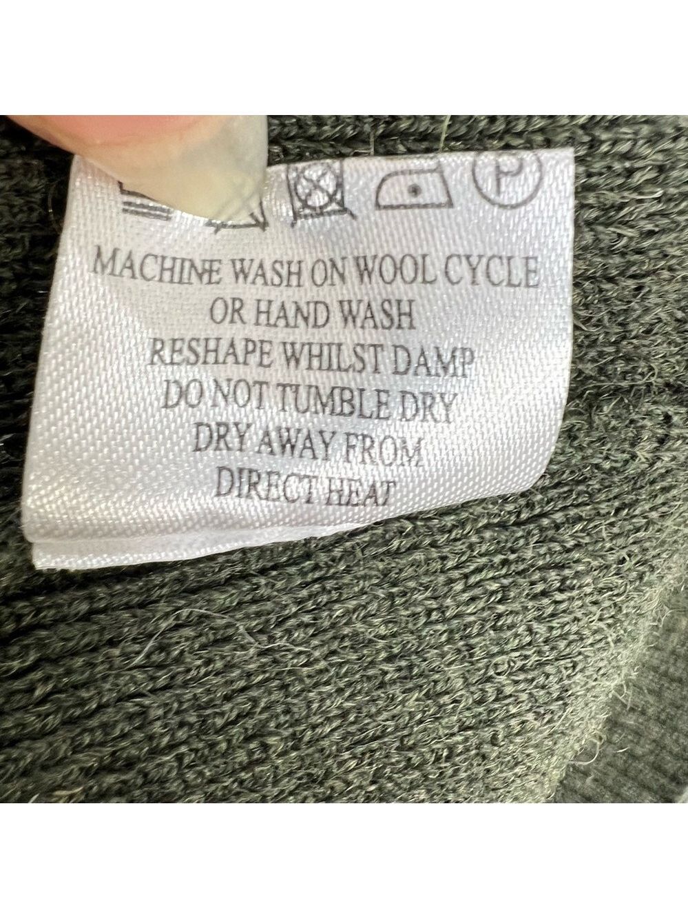 SOLD Rydale UK hunter green wool blend tan suede detail crew neck sweater XXL - Picture 13 of 13